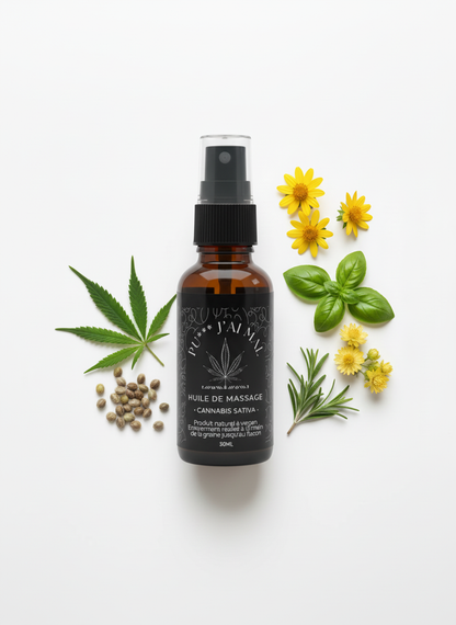 Huile de massage Pu*** j'ai mal - 30ml